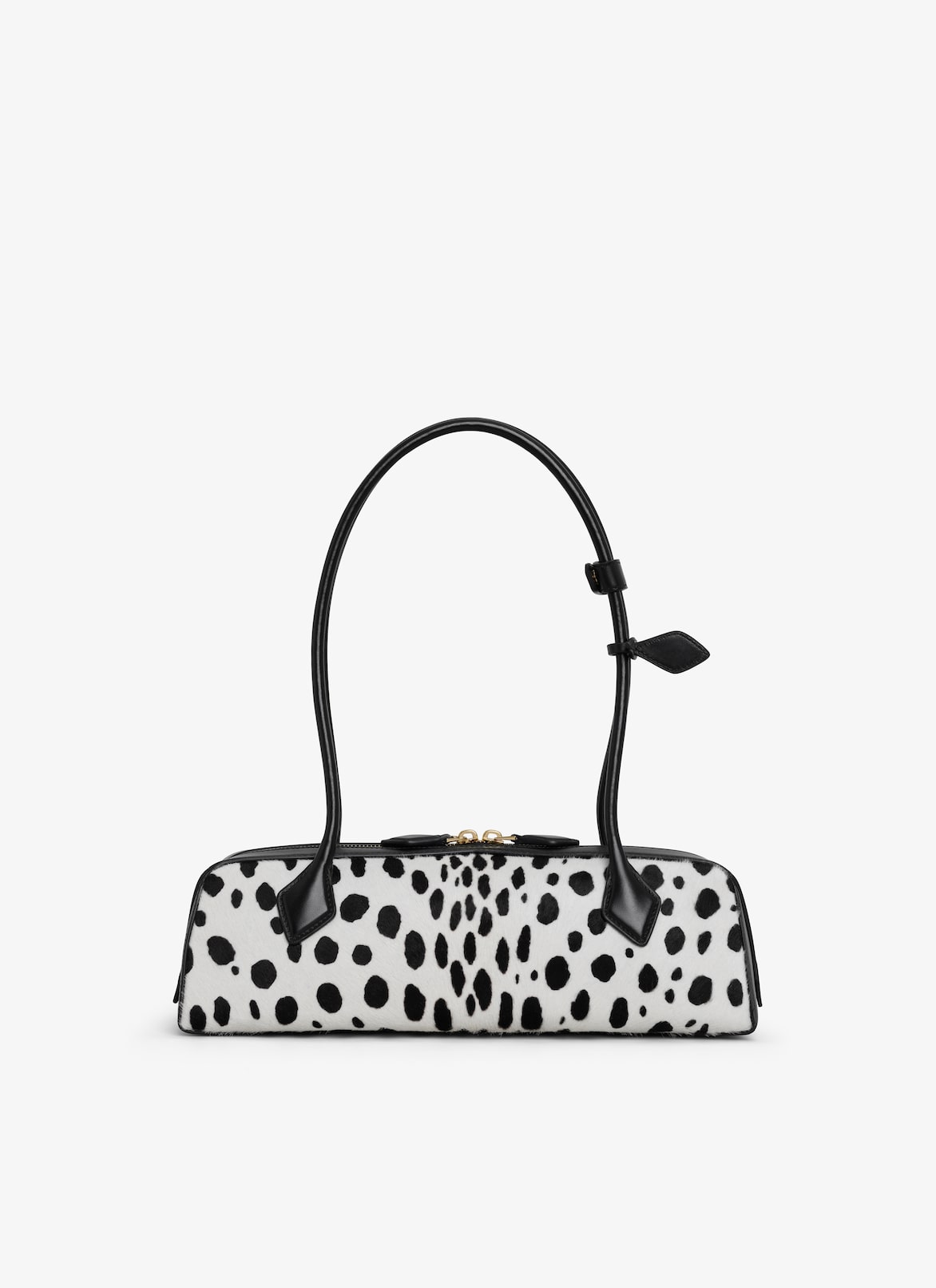 LE TECKEL MEDIUM BAG IN PONY DOTS ALAÏA WHITE/BLACK LE TECKEL MEDIUM BAG IN PONY DOTS